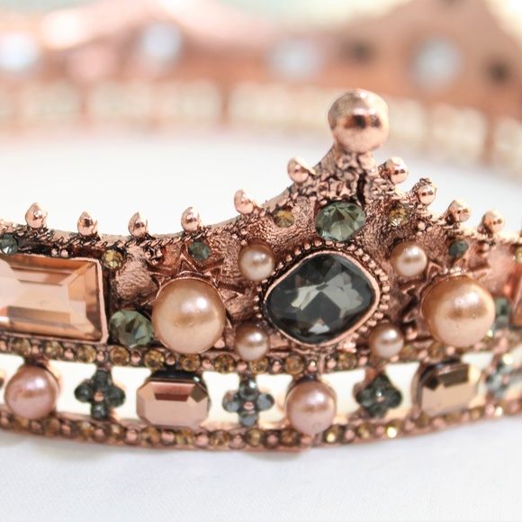 New Celtic Renaissance Tiara Crown Jewel Metal - Picture 5 of 11